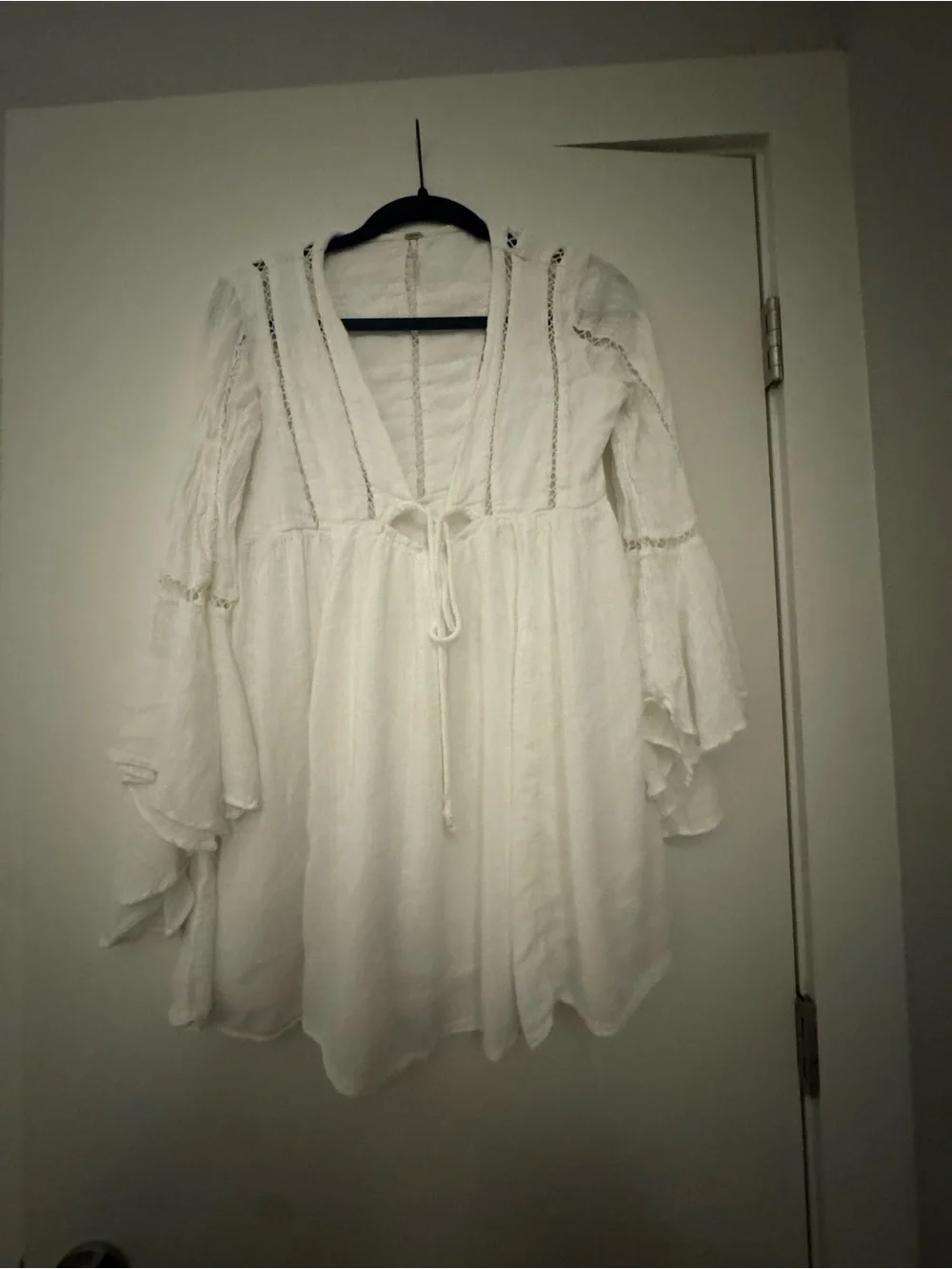 Free Peopls V-Neck Tie-Front Women's Tunic